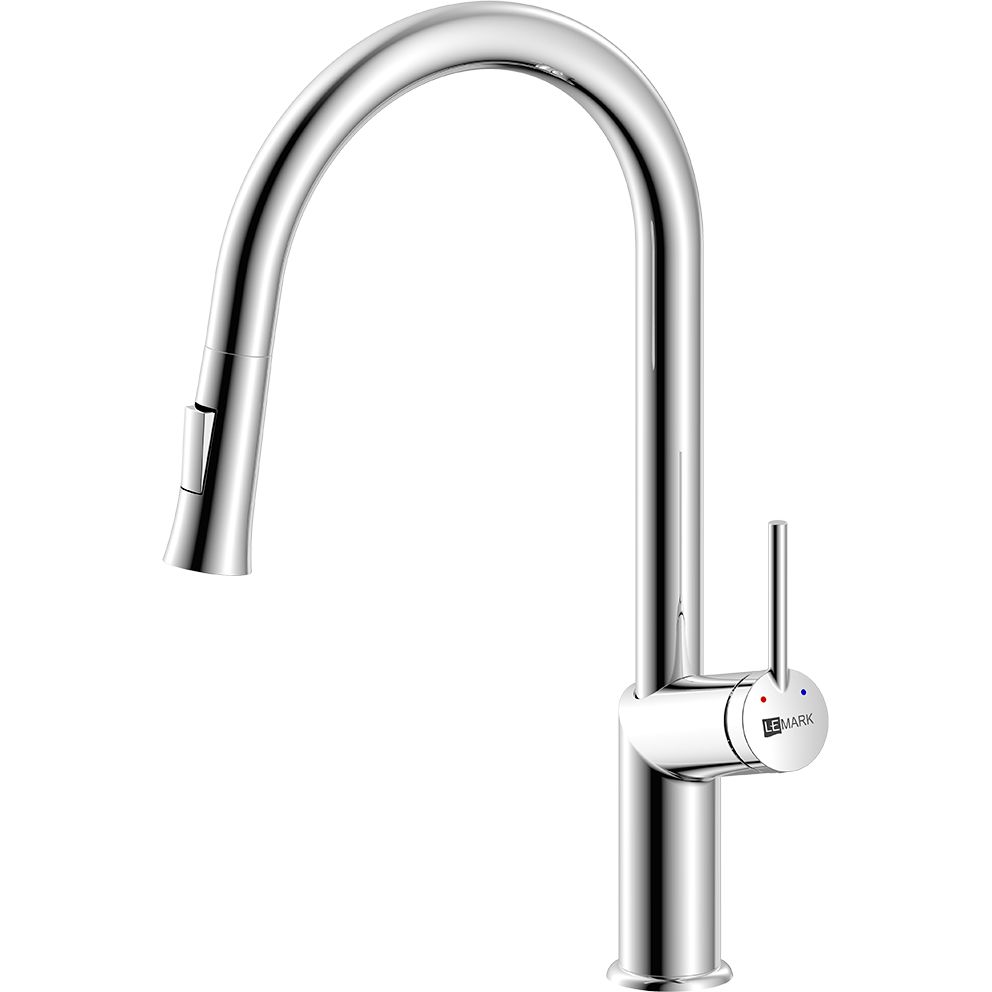 Смеситель для кухни с вытяжным изливом Lemark Minima, LM3850C