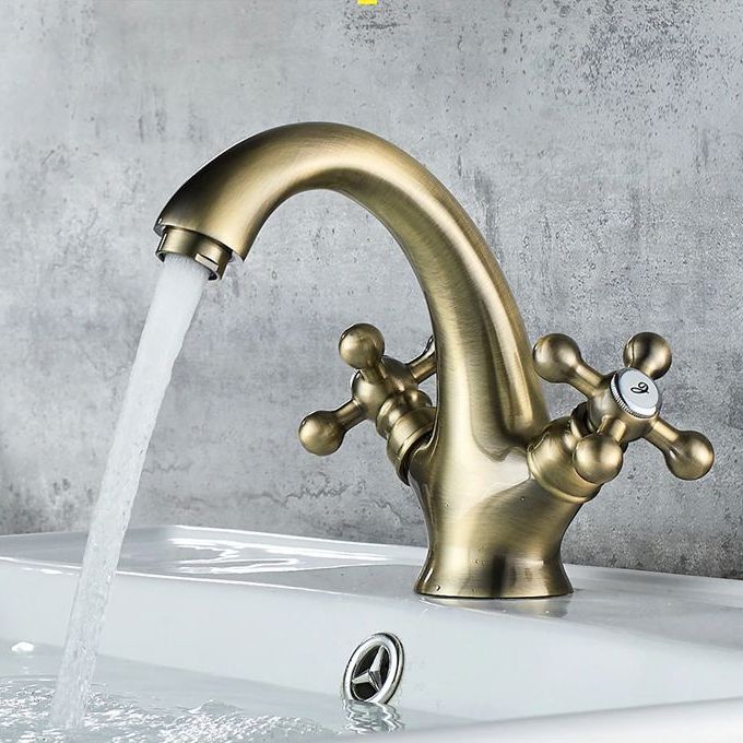 Смеситель для умывальника бронза Ledeme L1019C