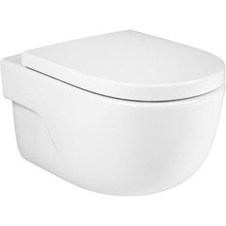 Унитаз подвесной Roca Meridian Rimless с пневмокрышкой, 34624L000 + 8012A2004