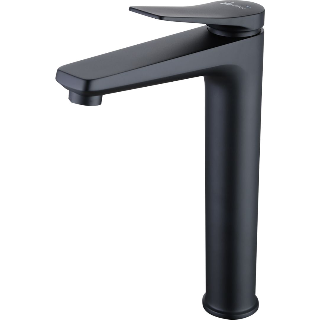 Смеситель для умывальника высокий монолитный Lemark Bronx, LM3709BL