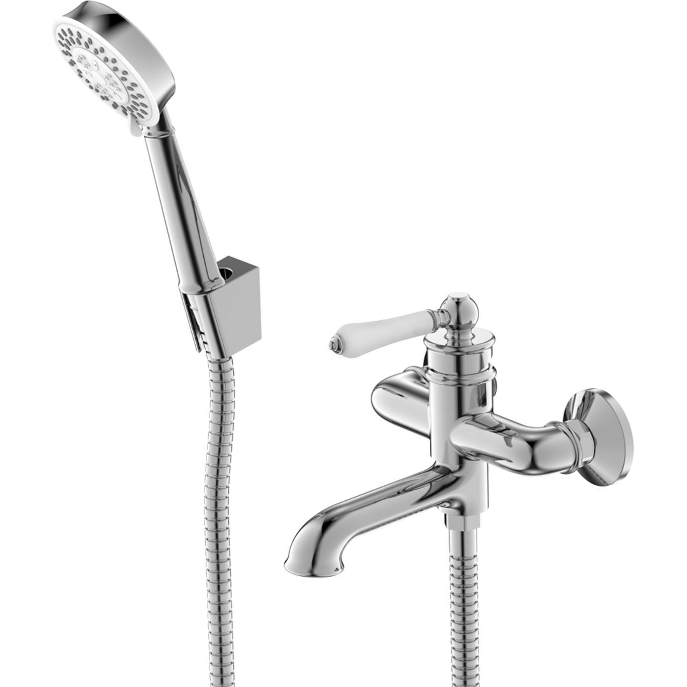 Смеситель для ванны с керамическим дивертором, Iddis Oxford, OXFSB02i02