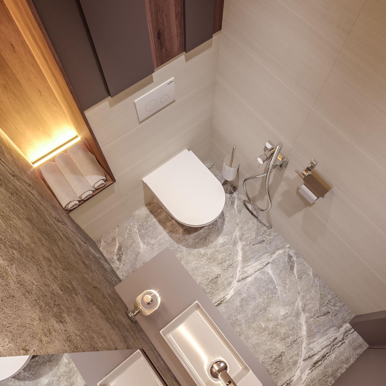 Подвесной унитаз Lavinia Boho Biore Compacto Rimless, 330402CR