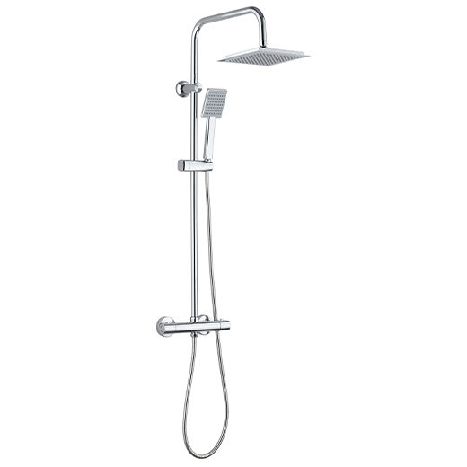 Душевая стойка со термосмесителем для душа Deante Neo Joko Square-T, NBJ_051T