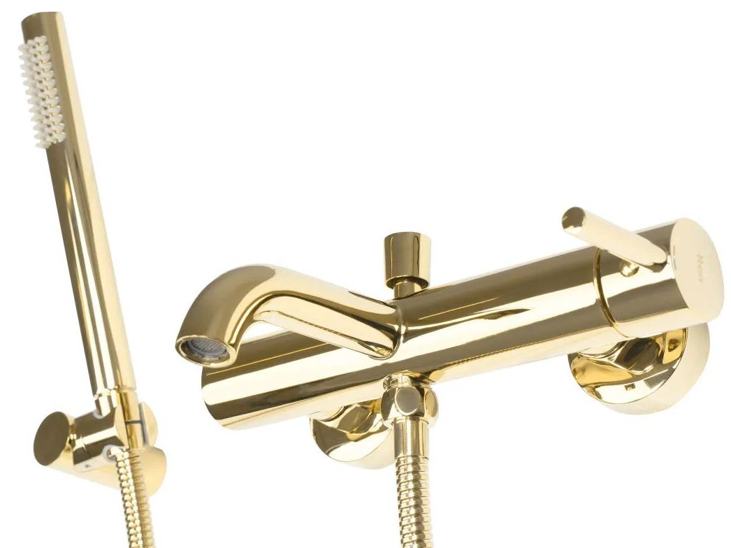 Смеситель для ванны Rea Lungo L.Gold, REA-B6635