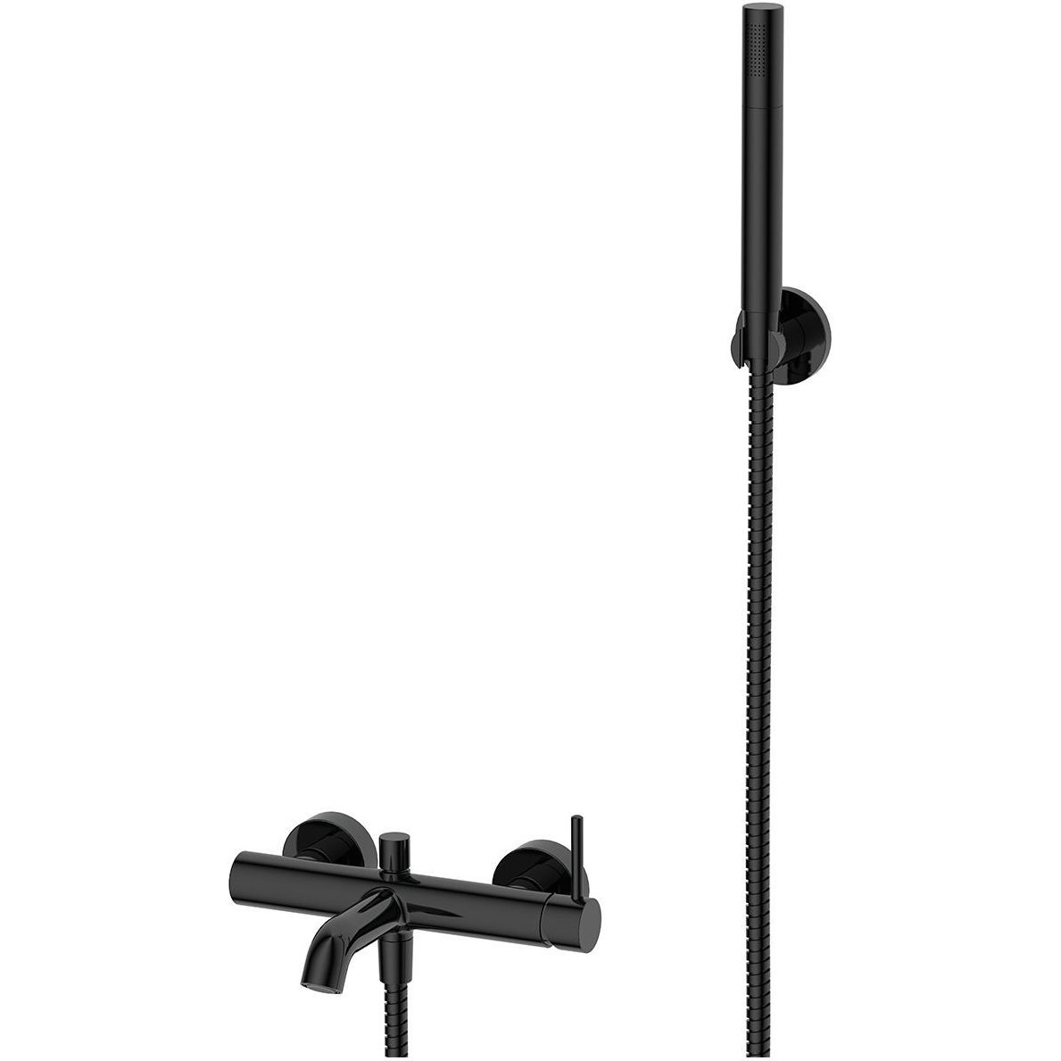 Смеситель для ванны с душевым набором Omnires Y, Y1231BL