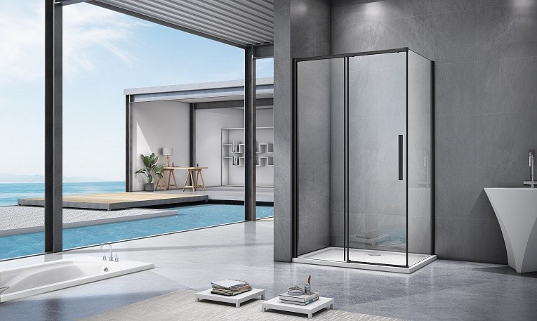 Душевой уголок Good Door Idea WTW+SP-110x100-C-B