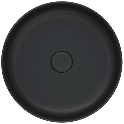 Умывальник накладной, черный матовый, Iddis Ray 35.5x35.5, RAYBM03i27