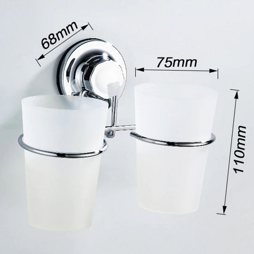 Держатель двух стаканов на вакуумной присоске Ledeme L3708