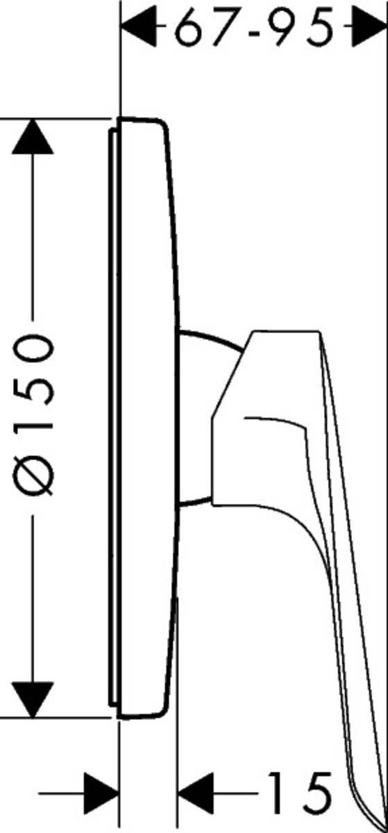 Смеситель для душа Hansgrohe Logis E, 71608000