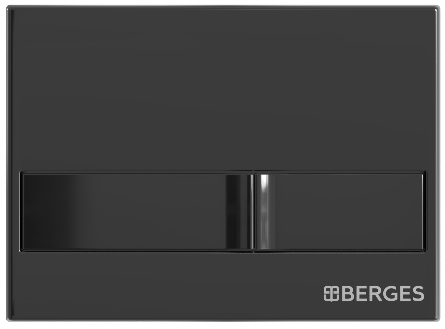 Инсталляция для скрытого монтажа Berges Novum L6 с кнопкой черный глянец, 040216
