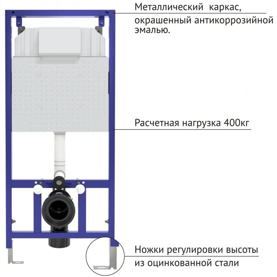 Комплект Berges Novum, кнопка L5 Soft Touch черная, унитаз Ego Rimless, сиденье Toma, 043232