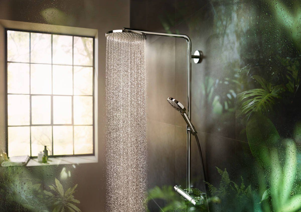 Душевая система с термостатом Hansgrohe Raindance Select Showerpipe 240, 27633000