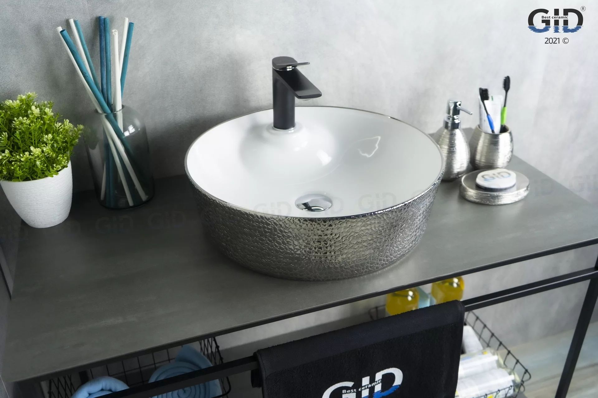 Умывальник Gid D1306H021 44x44, 53316