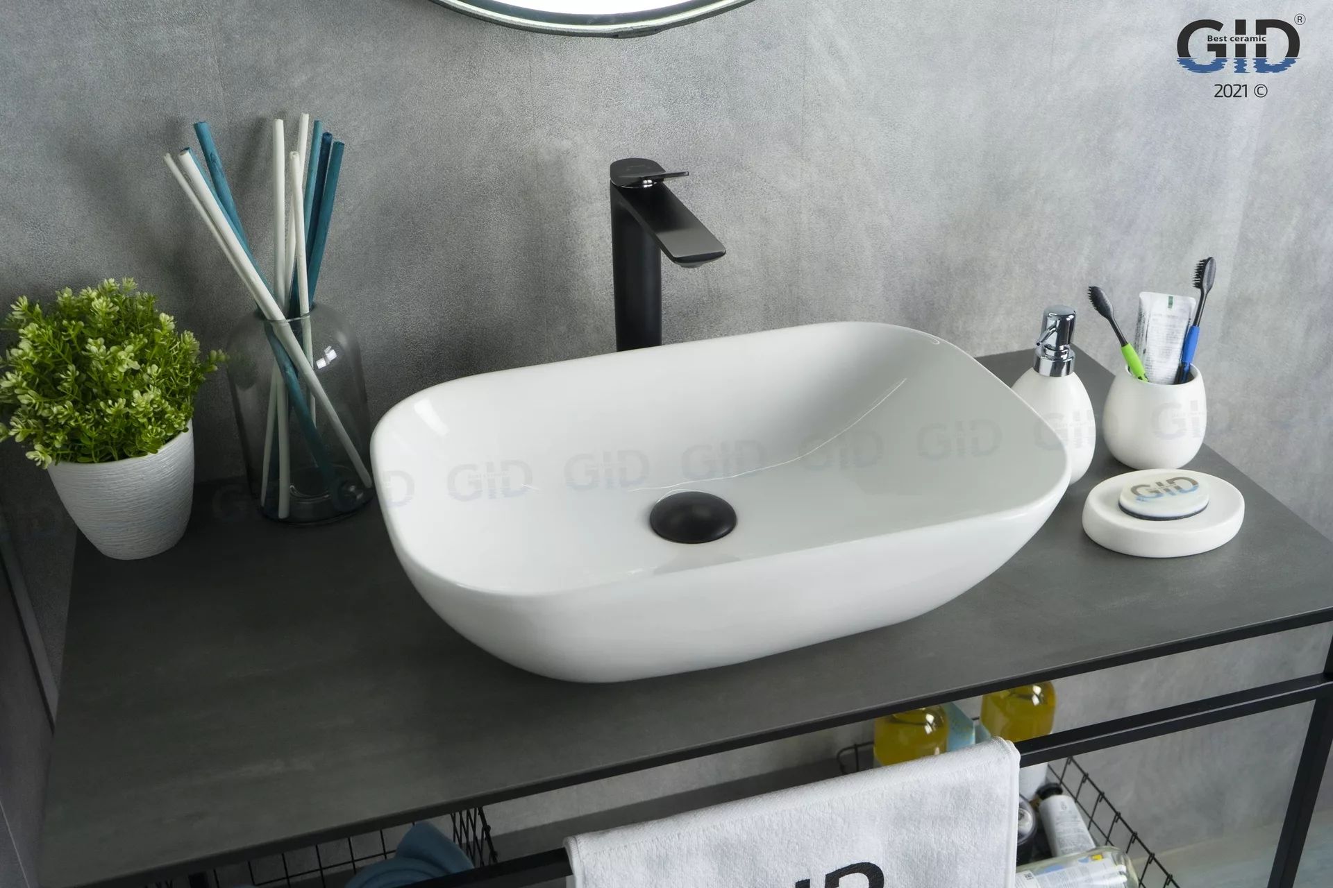 Умывальник Gid N9447 51x34, 51157