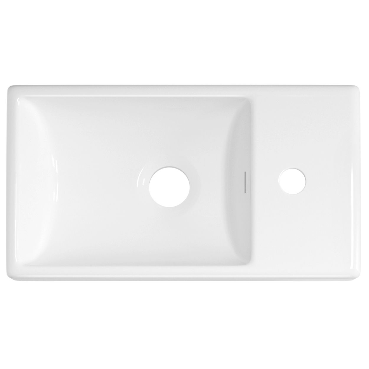 Настенная или накладная раковина Wellsee WC Area 40x22, 151801000