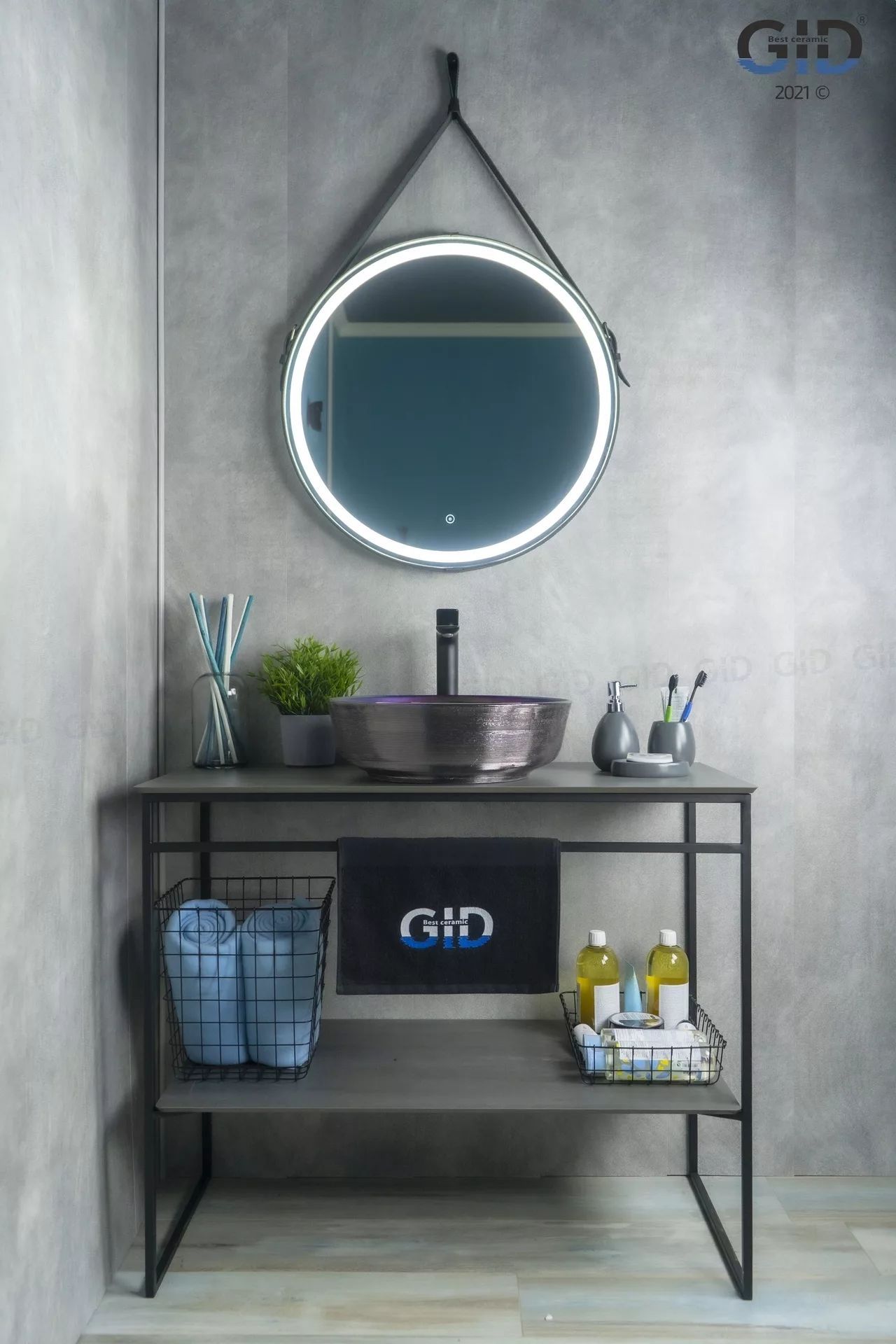 Умывальник Gid D1315H107 41.5x41.5, 53332