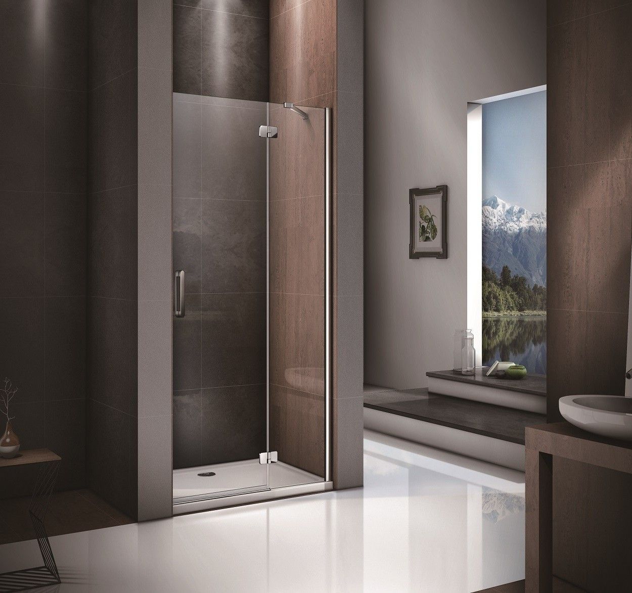 Душевая дверь Good Door Saturn WTW-140-C-CH-R, СА00010