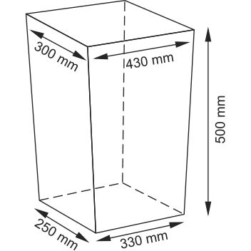 Плетеная корзина для белья с крышкой WasserKRAFT Lippe, WB-450-M