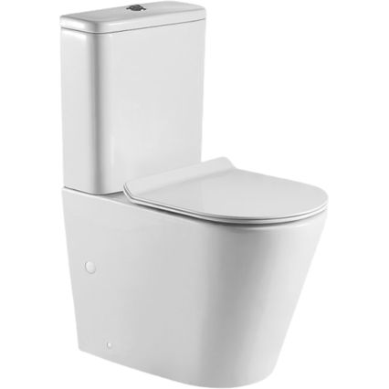 Чаша унитаза безободкового Belbagno Flay-R, BB2149CPR