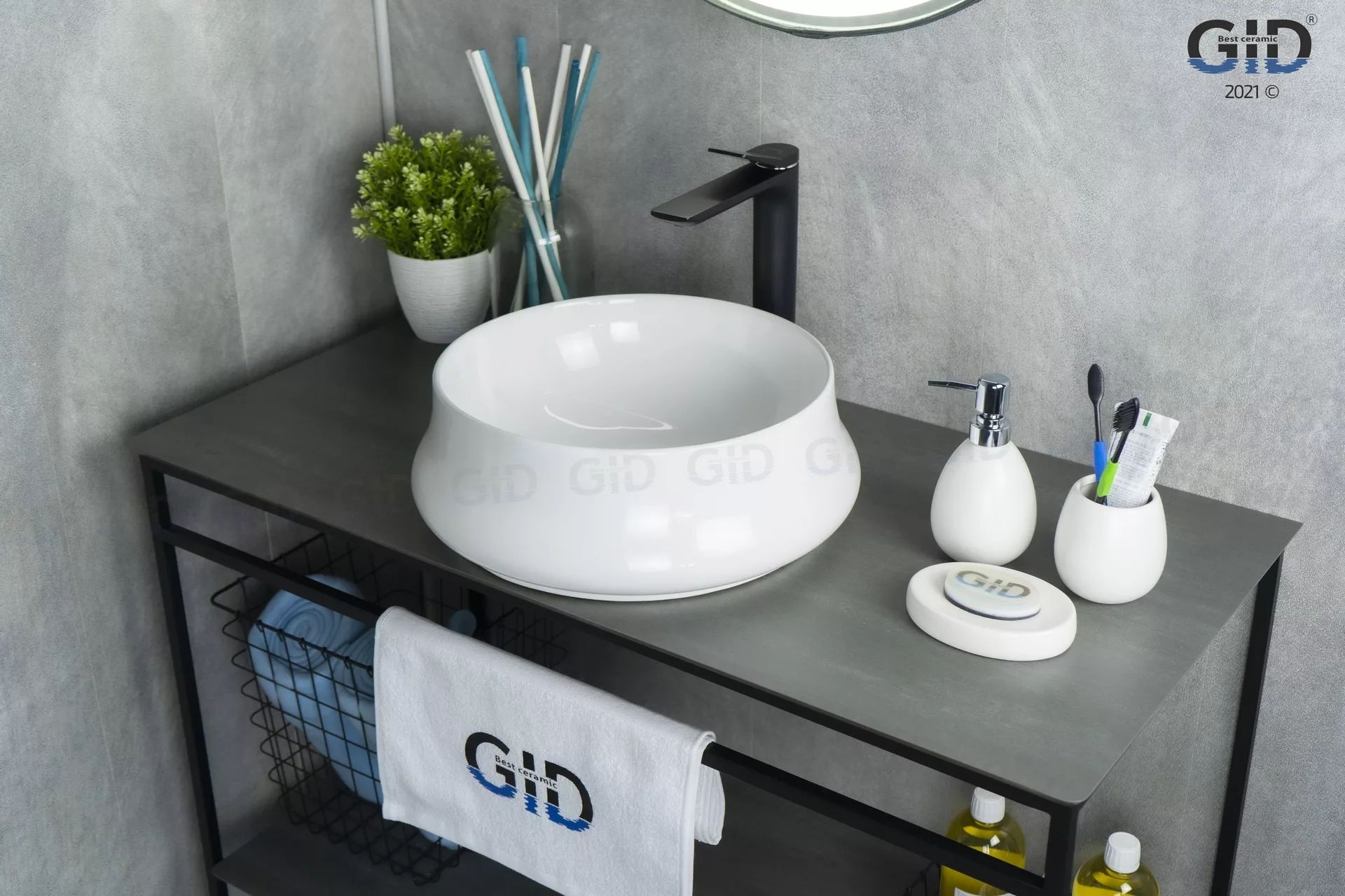 Умывальник Gid N9426 40x40, 51145