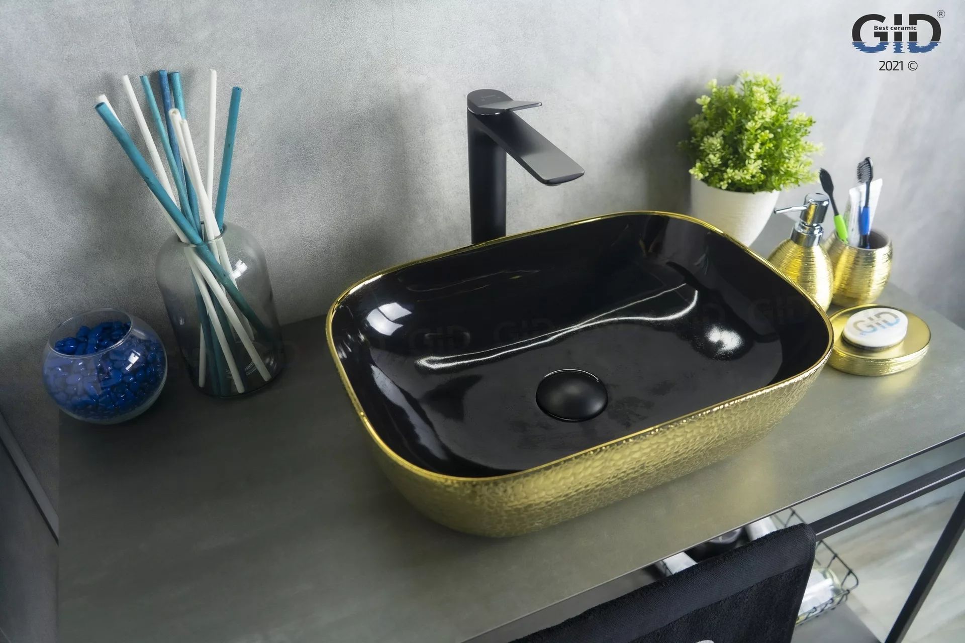 Умывальник Gid D1333H022 46x32.5, 53320