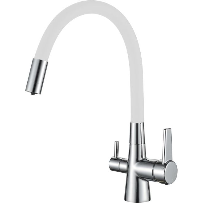 Смеситель с гибким изливом и с подключением фильтра питьевой воды Haiba HB76858-8