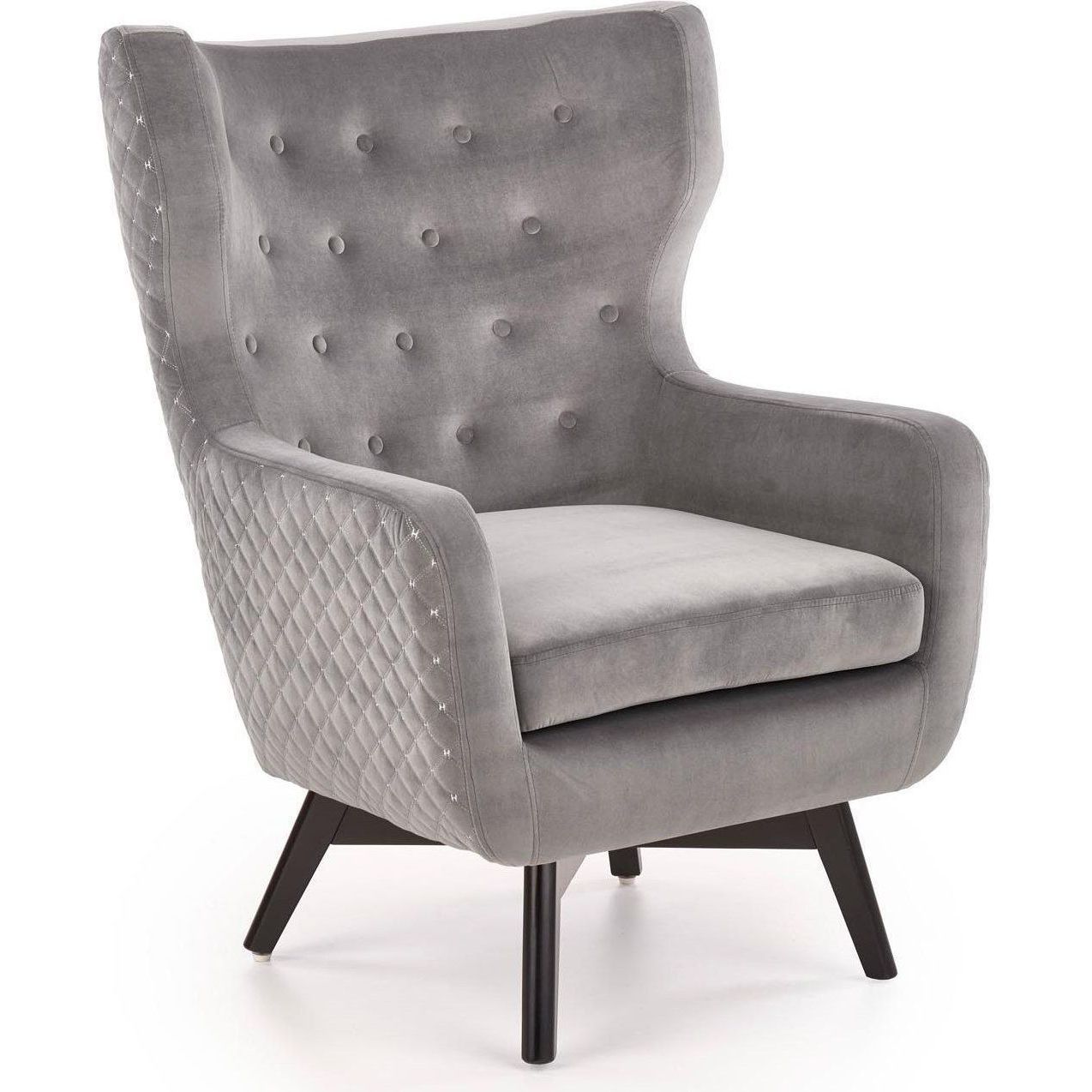 Кресло Halmar Marvel серый/черный, V-CH-MARVEL-FOT-POPIEL