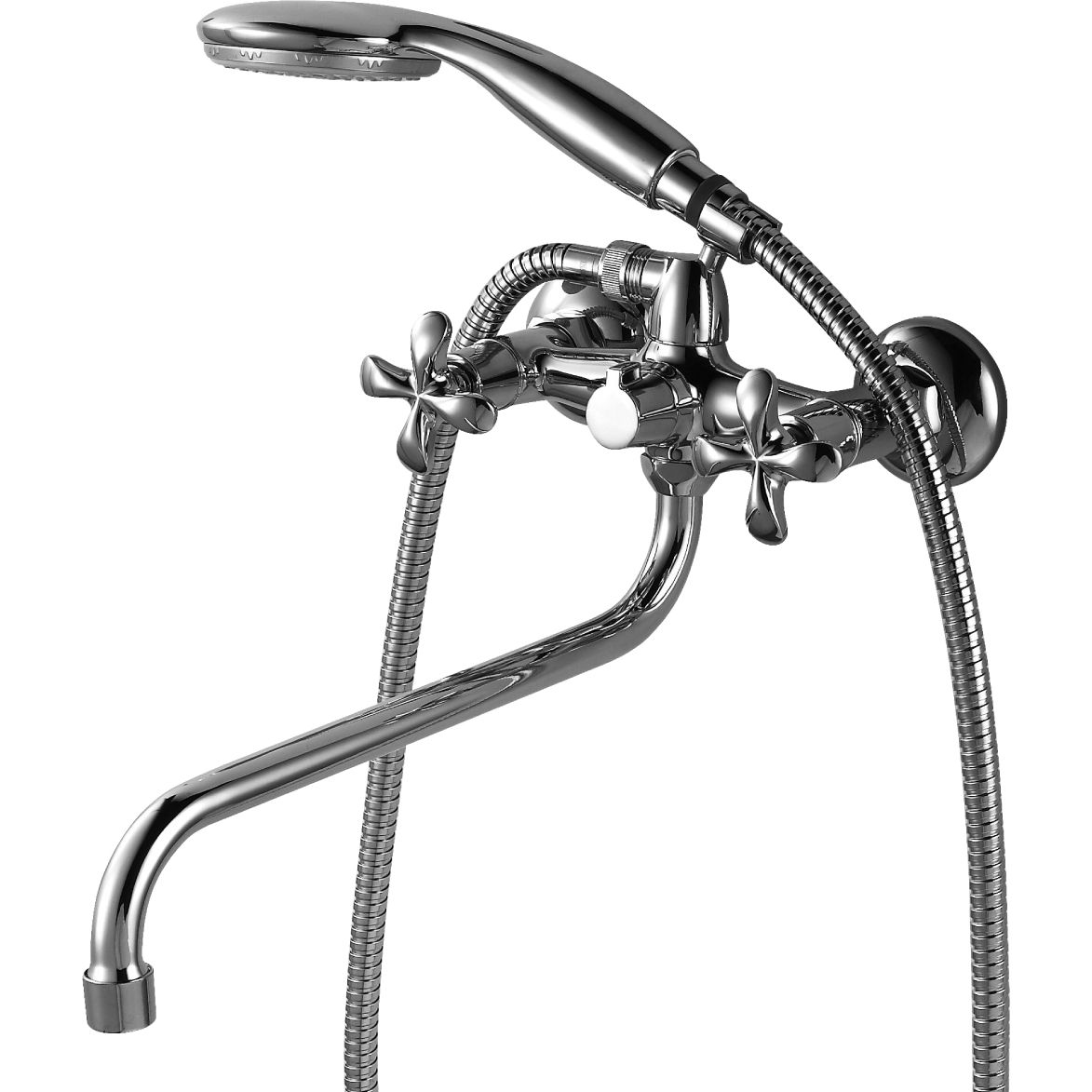 Смеситель универсальный с круглым изливом 32 мм Lemark Flora, LM0151C