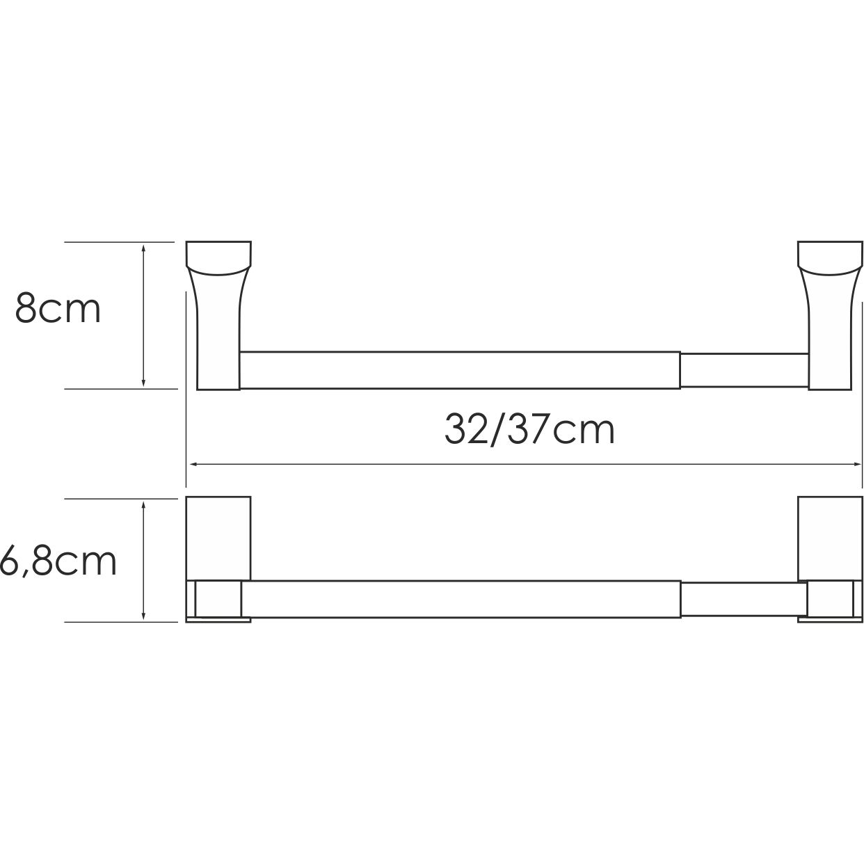 Держатель бумажных полотенец WasserKRAFT Leine, K-5091