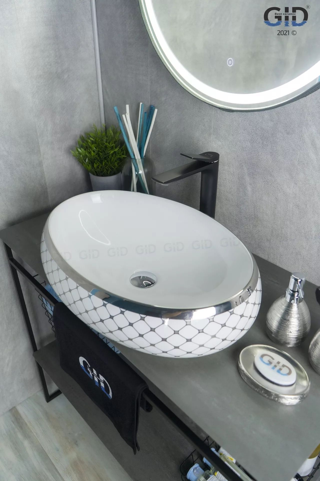 Умывальник Gid NC262 60x41, 52201