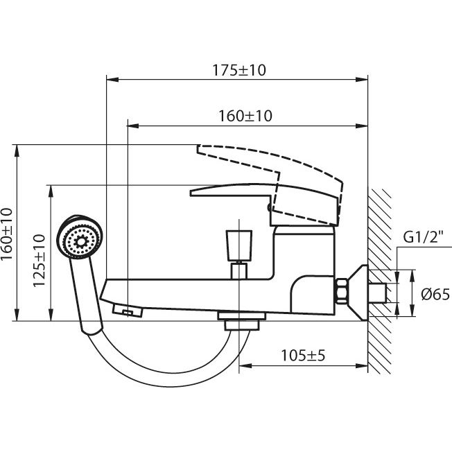 Смеситель для ванны Ahti Savo, SV405001
