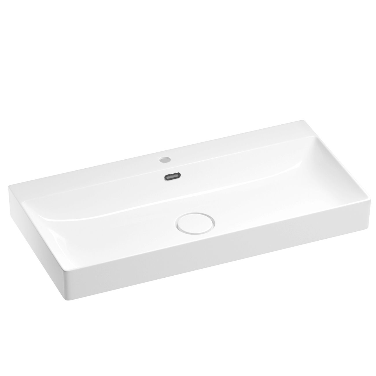 Накладная раковина Wellsee Bromance 90x45, 151601000