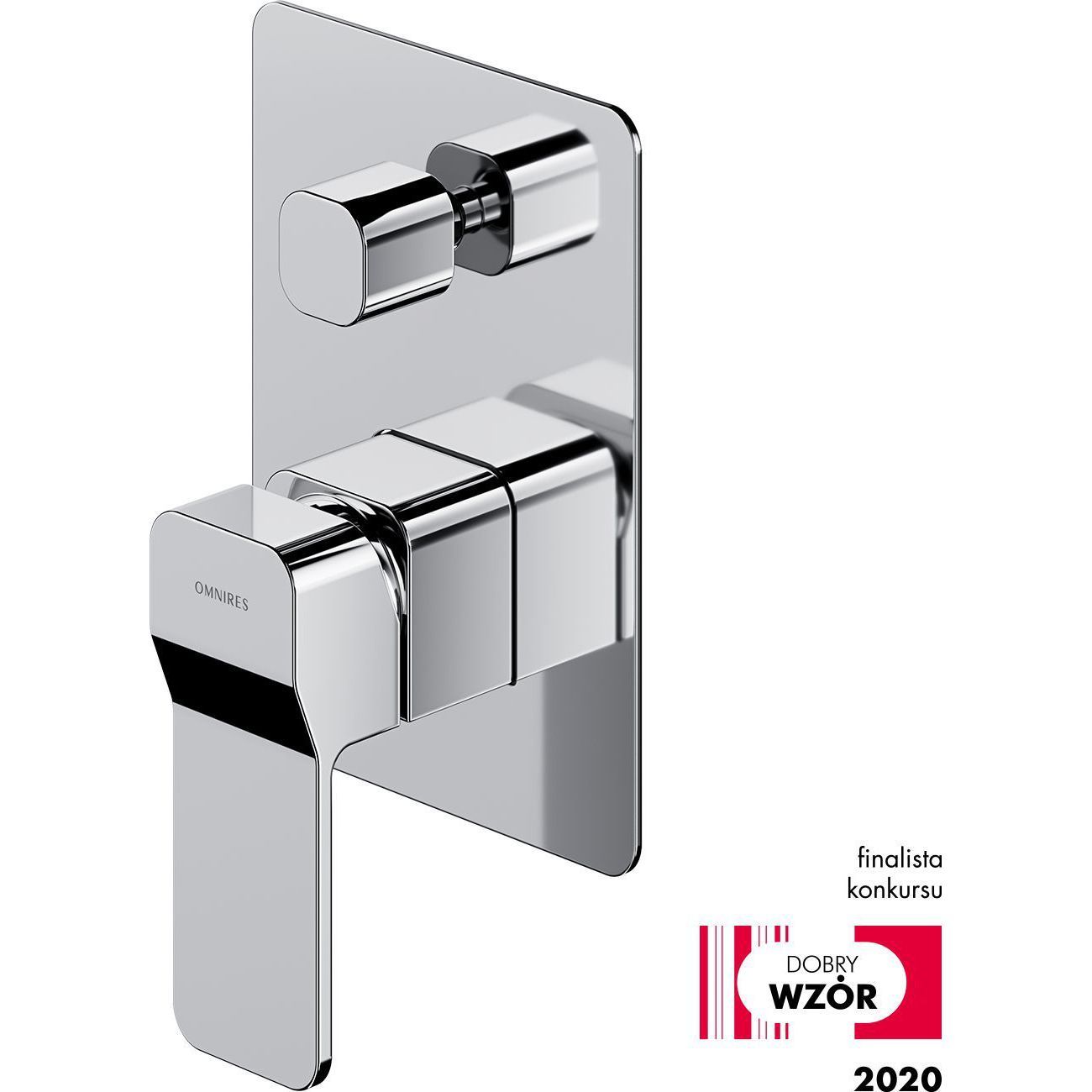 Смеситель для ванны встроенный Omnires Slide, SL7735CR