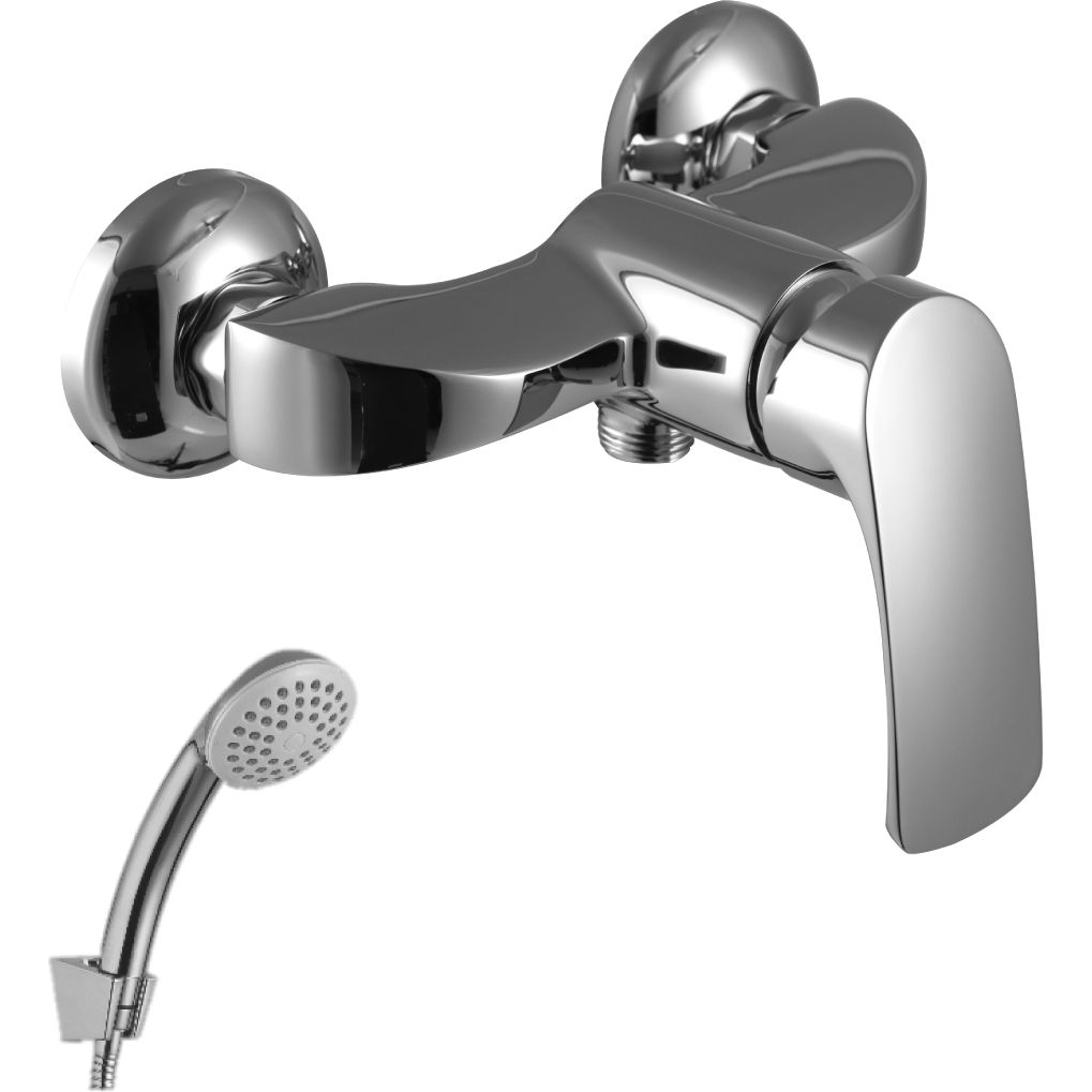 Смеситель для душа с аксессуарами Lemark Plus Shape, LM1703C