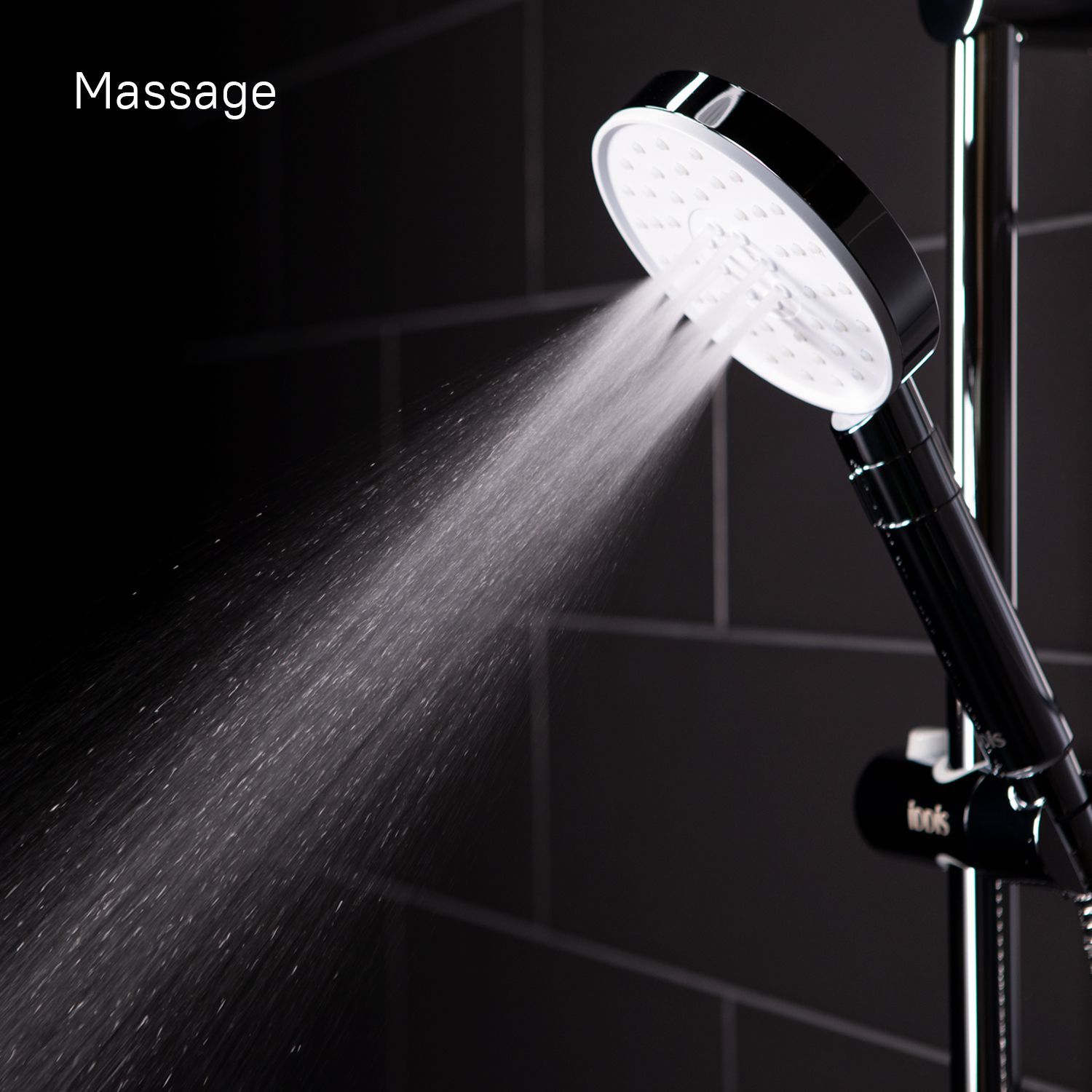 Душевой гарнитур с верхней лейкой, Iddis Swipe, SWI3F97i76