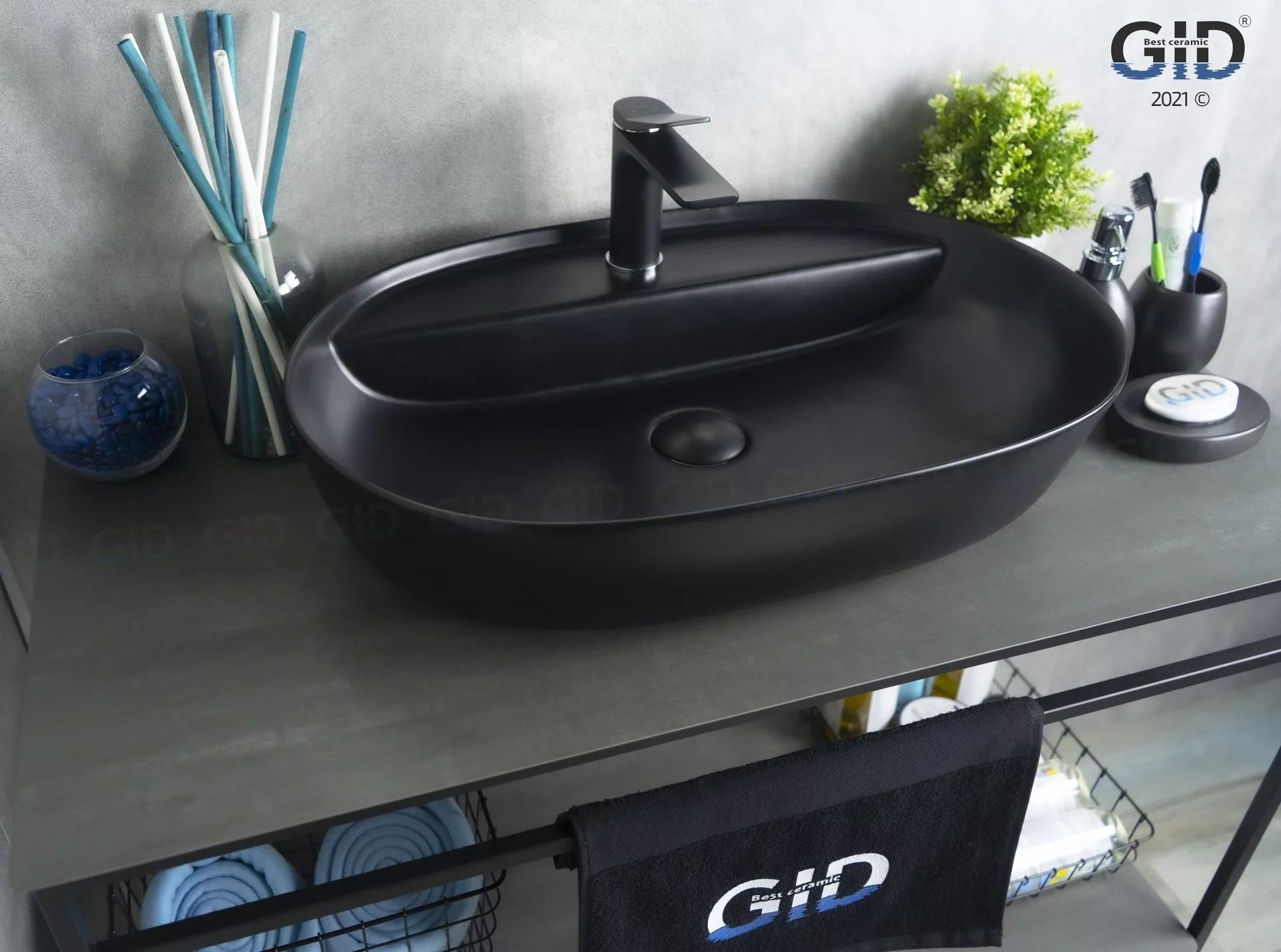 Умывальник Gid BM1346 61x41, 53345