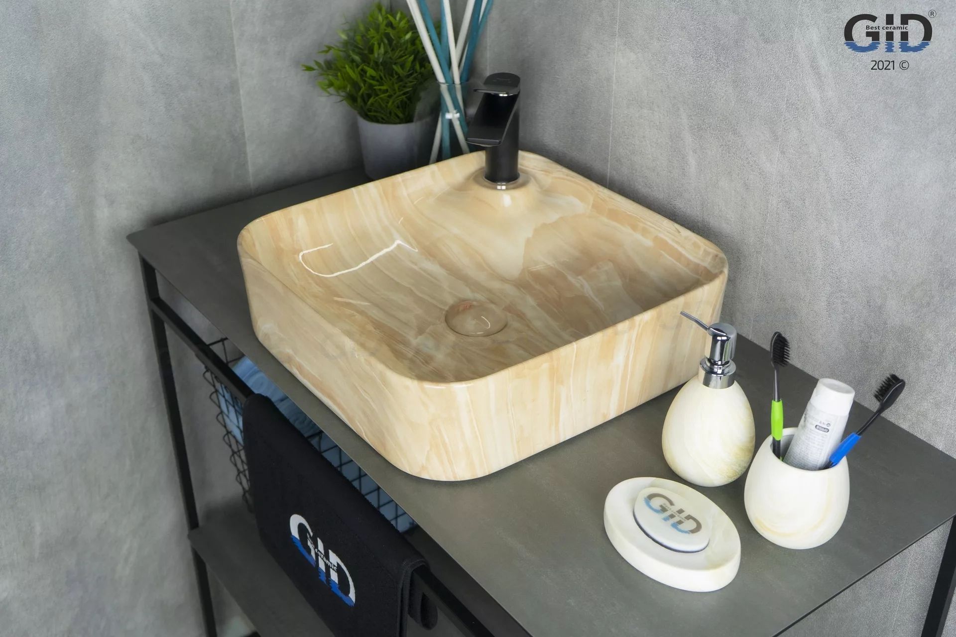 Умывальник Gid MNC591 43x43, 54455