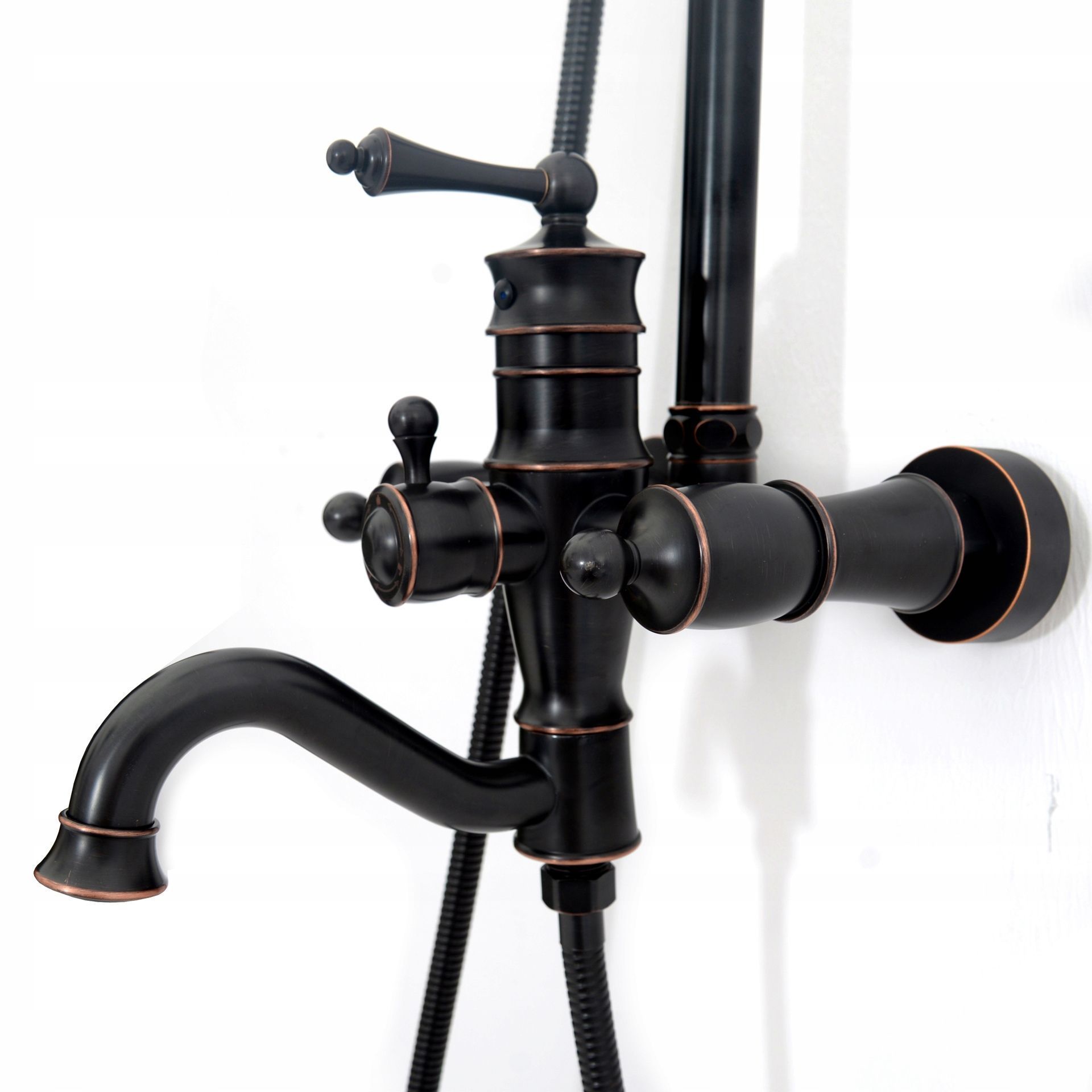 Душевая система Rea Vintage Old Black, REA-P2367