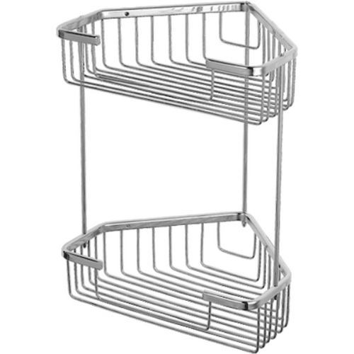 Полка 2-х ярусная угловая решетка Ledeme L335-1