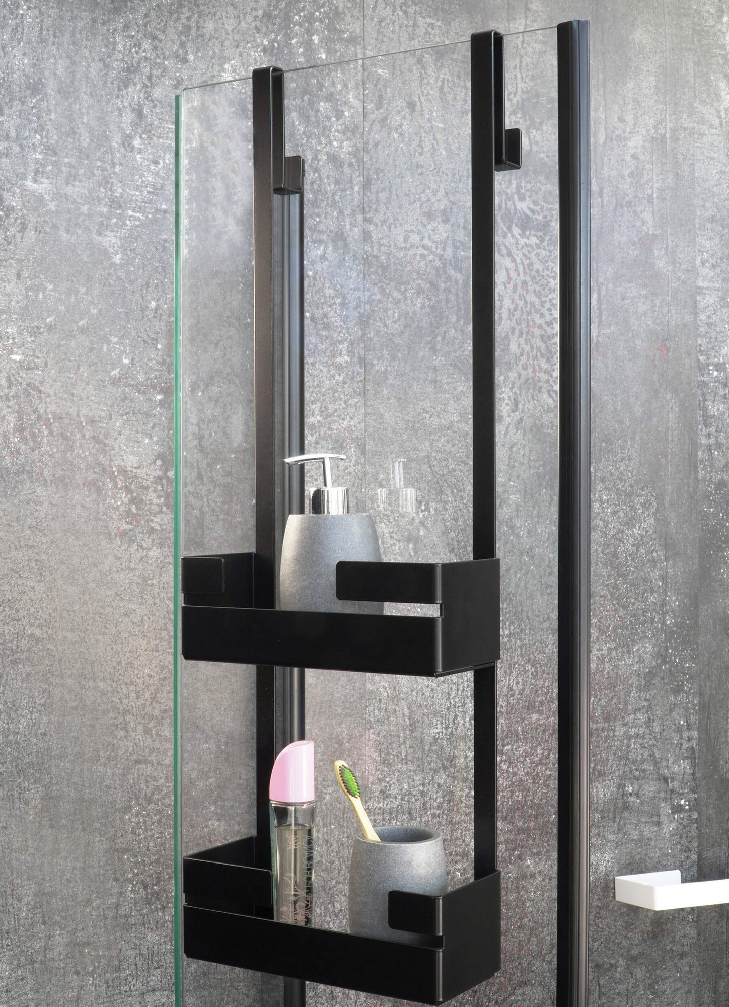 Кронштейн-держатель на душевую кабину тип C, Deante Mokko Nero, ADM_N54K