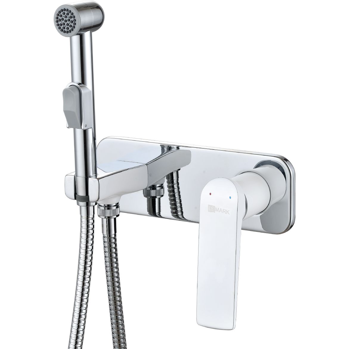 Смеситель с гигиеническим душем встраиваемый Lemark Allegro, LM5919CW