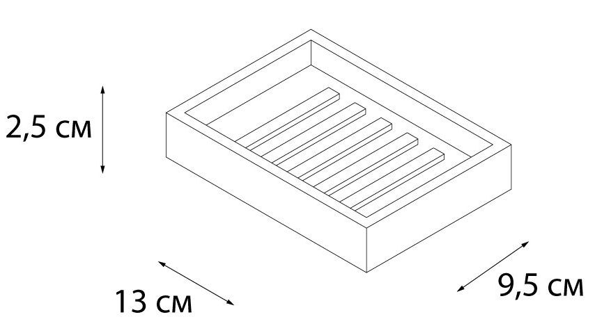 Мыльница Fixsen Sole, FX-301-4