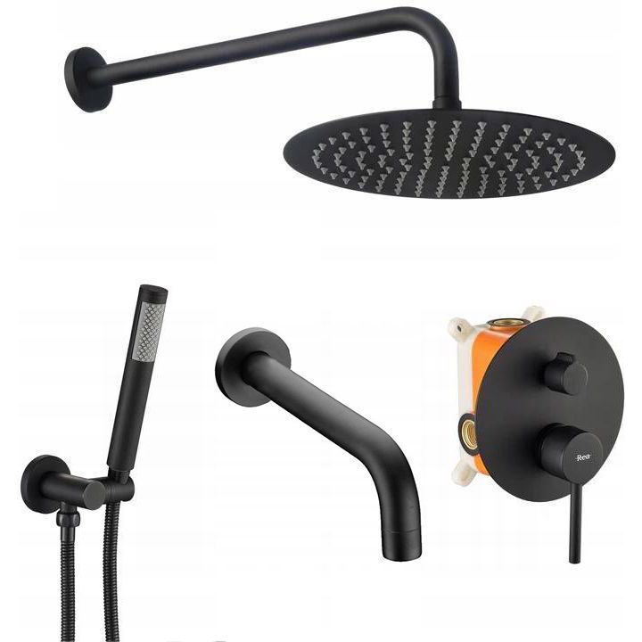 Душевая система Rea Lungo Black, REA-P4112