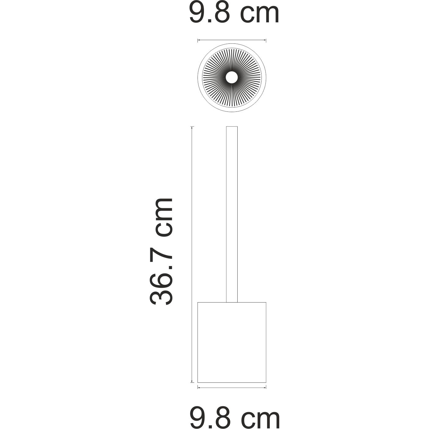 Щетка для унитаза WasserKRAFT Berkel, K-4927