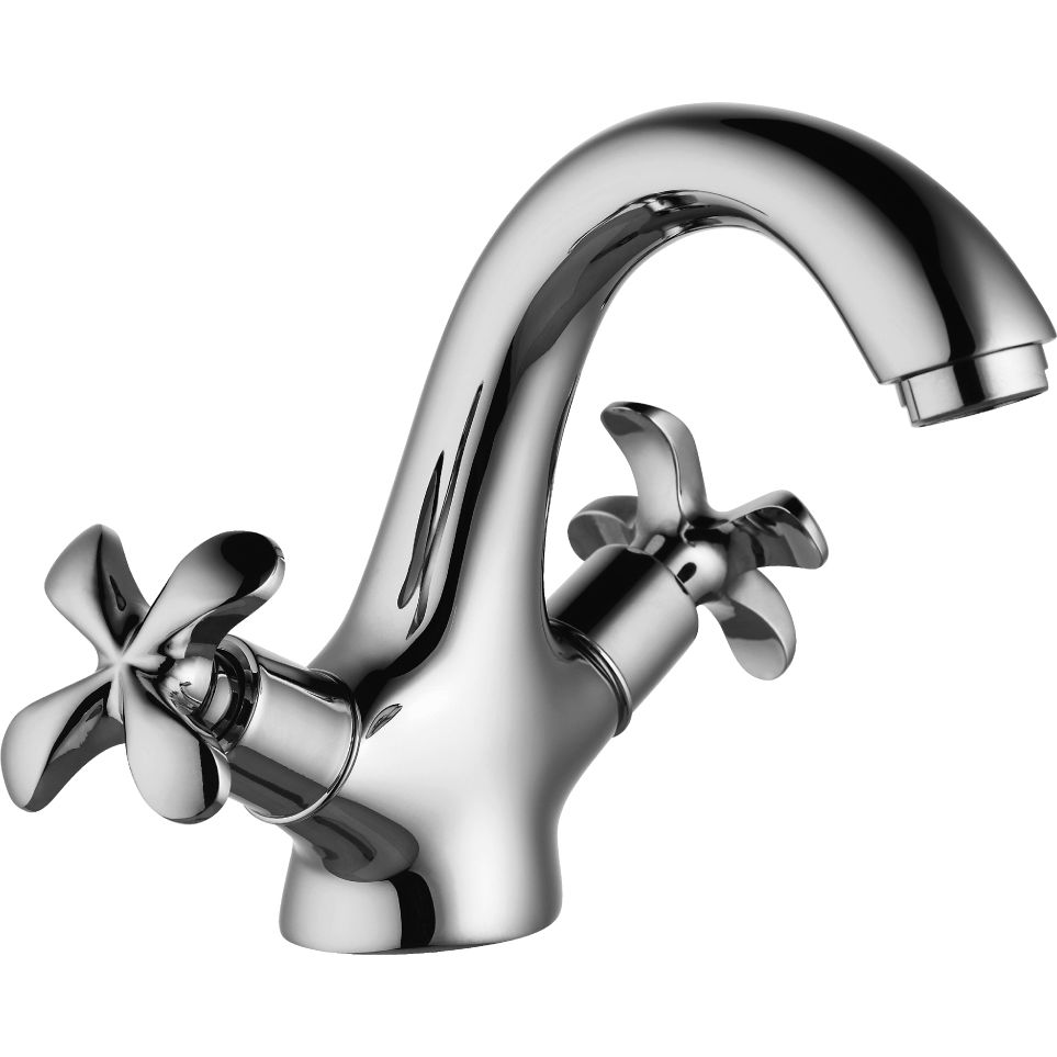 Смеситель для умывальника монолитный Lemark Flora, LM0106C