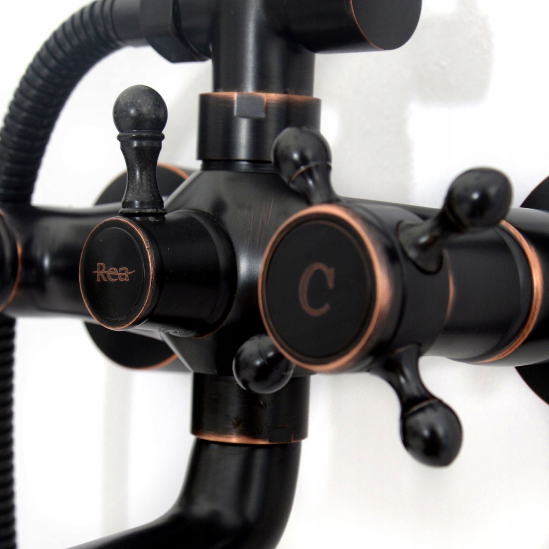 Душевая система Rea Retro Old Black, REA-P2366