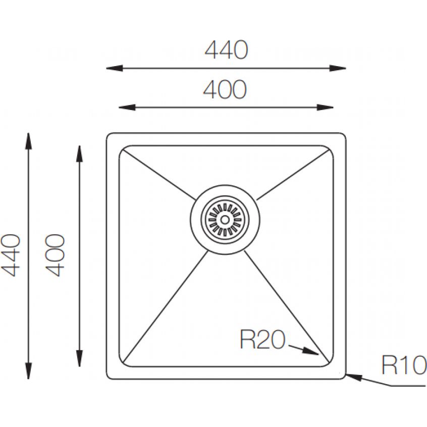 Мойка ZorG ZRE 4444