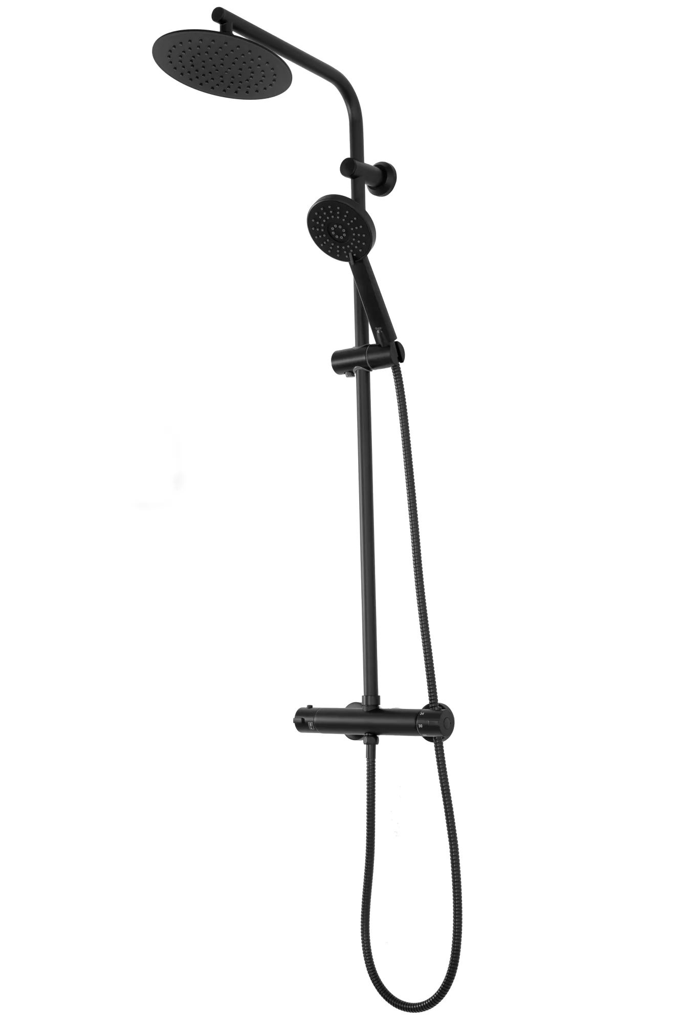 Душевая система Rea Bliss Black, REA-P8804