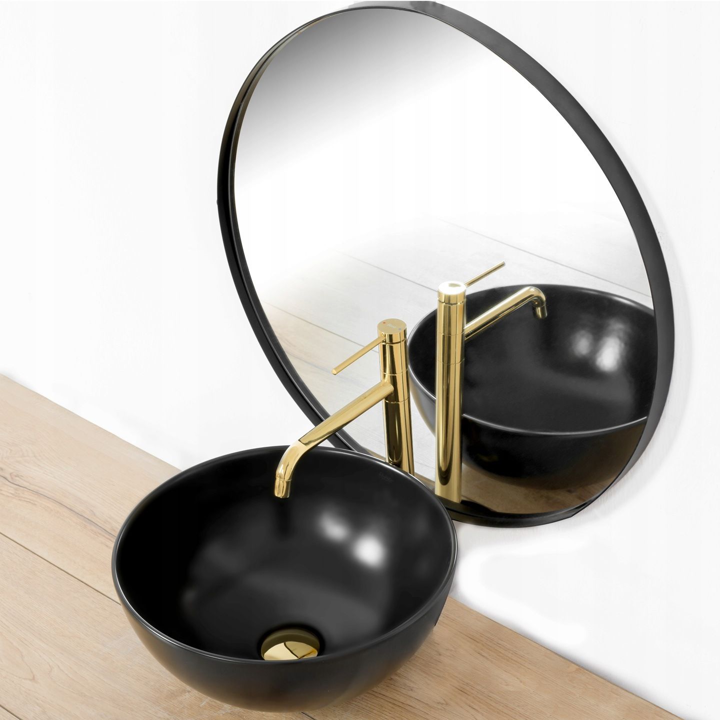 Смеситель для умывальника Rea Lugano L.Gold, REA-B5002