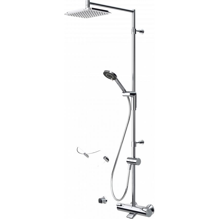 Душевая стойка с термостатом Oras Optima, 7193U